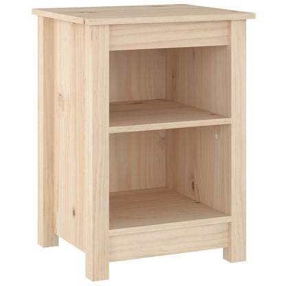 vidaXL Tables de chevet 2 pcs 40x35x55 cm Bois de pin massif