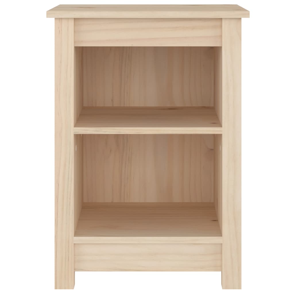 vidaXL Tables de chevet 2 pcs 40x35x55 cm Bois de pin massif