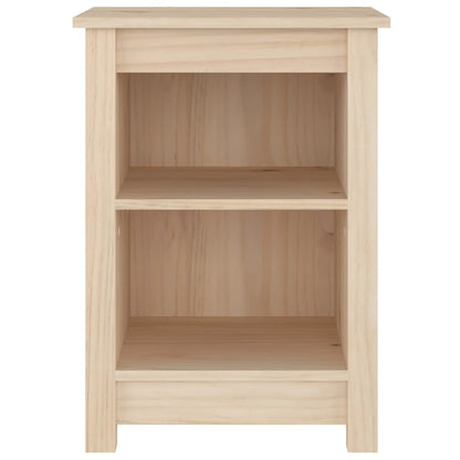 vidaXL Tables de chevet 2 pcs 40x35x55 cm Bois de pin massif