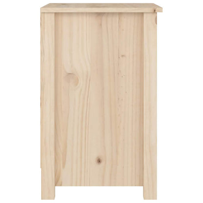 vidaXL Tables de chevet 2 pcs 40x35x55 cm Bois de pin massif