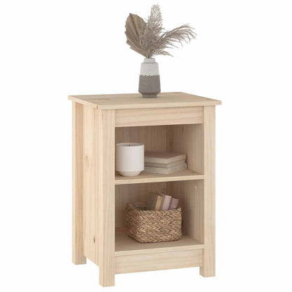 vidaXL Tables de chevet 2 pcs 40x35x55 cm Bois de pin massif