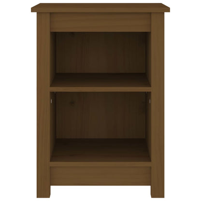 vidaXL Nachttische 2 Stk. Honigbraun 40x35x55 cm Massivholz Kiefer