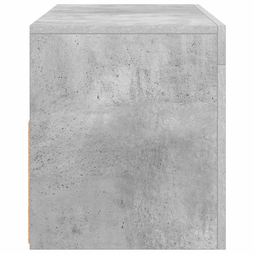 Meuble TV vidaXL avec lumières LED marron aspect chêne 90x35x40 cm