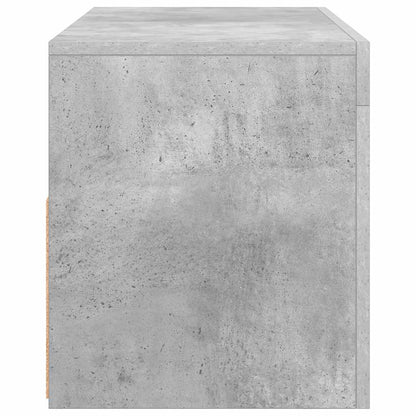 Meuble TV vidaXL avec lumières LED marron aspect chêne 90x35x40 cm