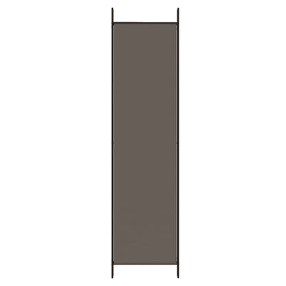vidaXL 4-tlg. Paravent Anthrazit 200x200 cm Stoff