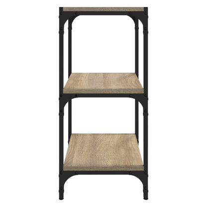 vidaXL Bücherregal Sonoma-Eiche 40x33x70,5 cm Holzwerkstoff und Stahl