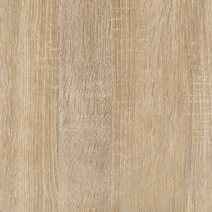 vidaXL Bücherregal Sonoma-Eiche 40x33x70,5 cm Holzwerkstoff und Stahl