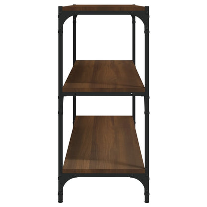 vidaXL Bücherregal Braun Eichen-Optik 80x33x70,5cm Holzwerkstoff Stahl