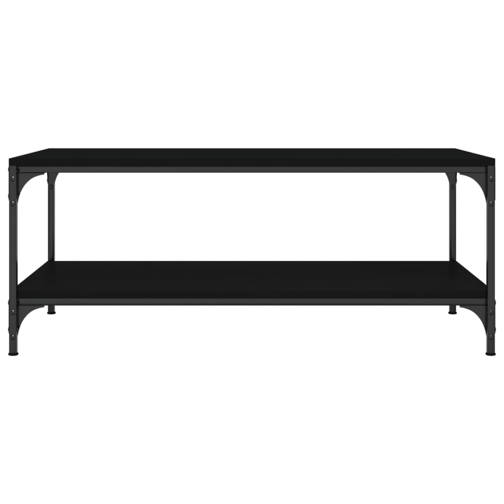 vidaXL Couchtisch Schwarz 100x50x40 cm Holzwerkstoff