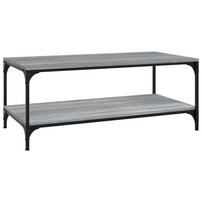 vidaXL Table basse gris sonoma 100x50x40 cm aggloméré
