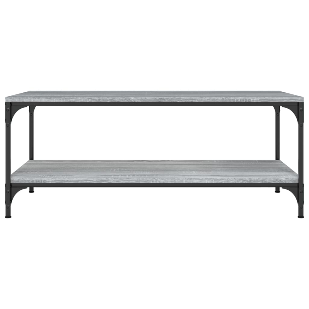 vidaXL Table basse gris sonoma 100x50x40 cm aggloméré