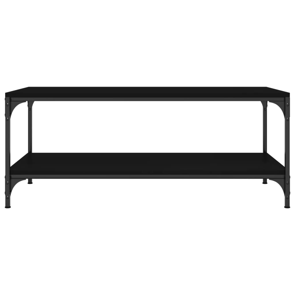 vidaXL Couchtisch Schwarz 80x50x40 cm Holzwerkstoff