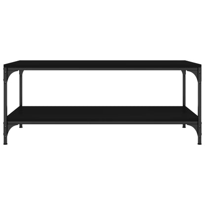 vidaXL Couchtisch Schwarz 80x50x40 cm Holzwerkstoff