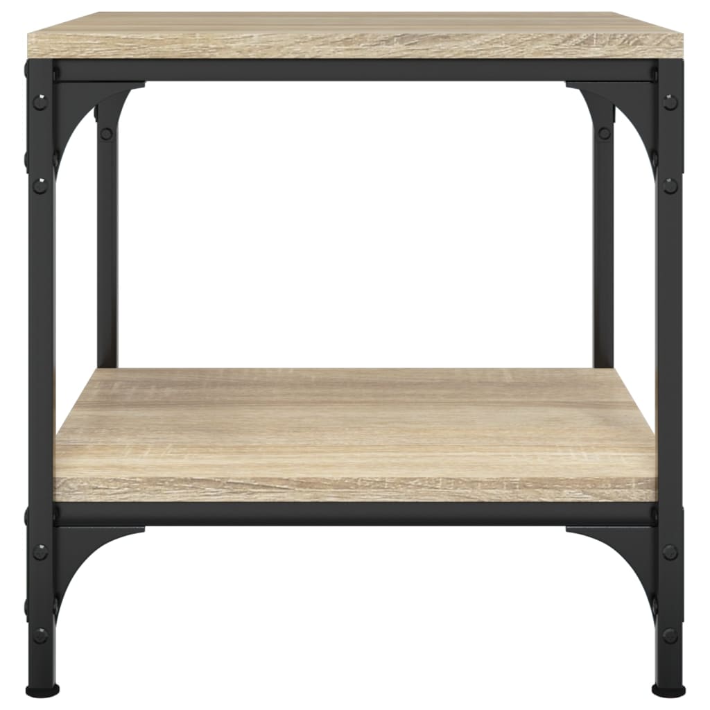 vidaXL Couchtisch Sonoma-Eiche 50x50x40 cm Holzwerkstoff