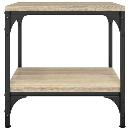 vidaXL Couchtisch Sonoma-Eiche 50x50x40 cm Holzwerkstoff