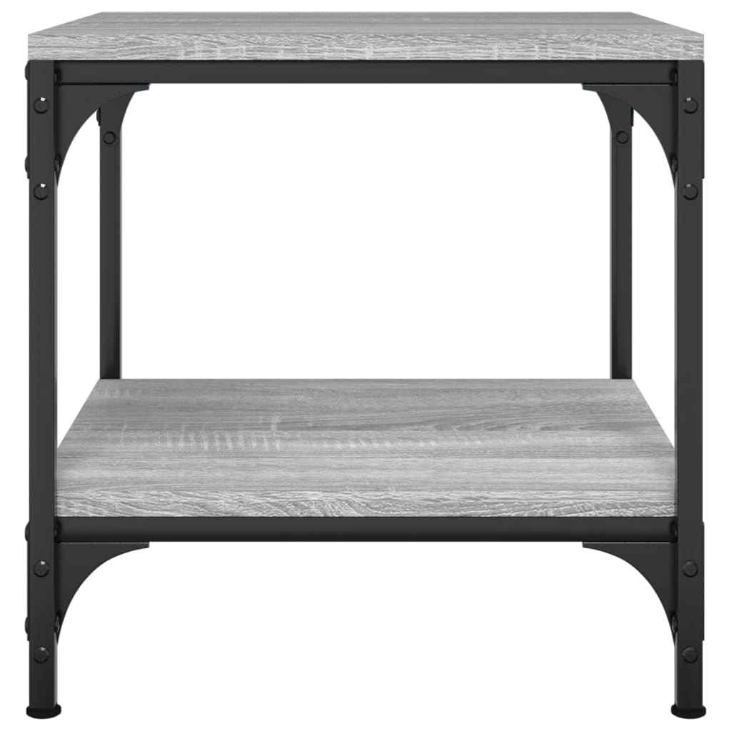 vidaXL Couchtisch Grau Sonoma 50x50x40 cm Holzwerkstoff