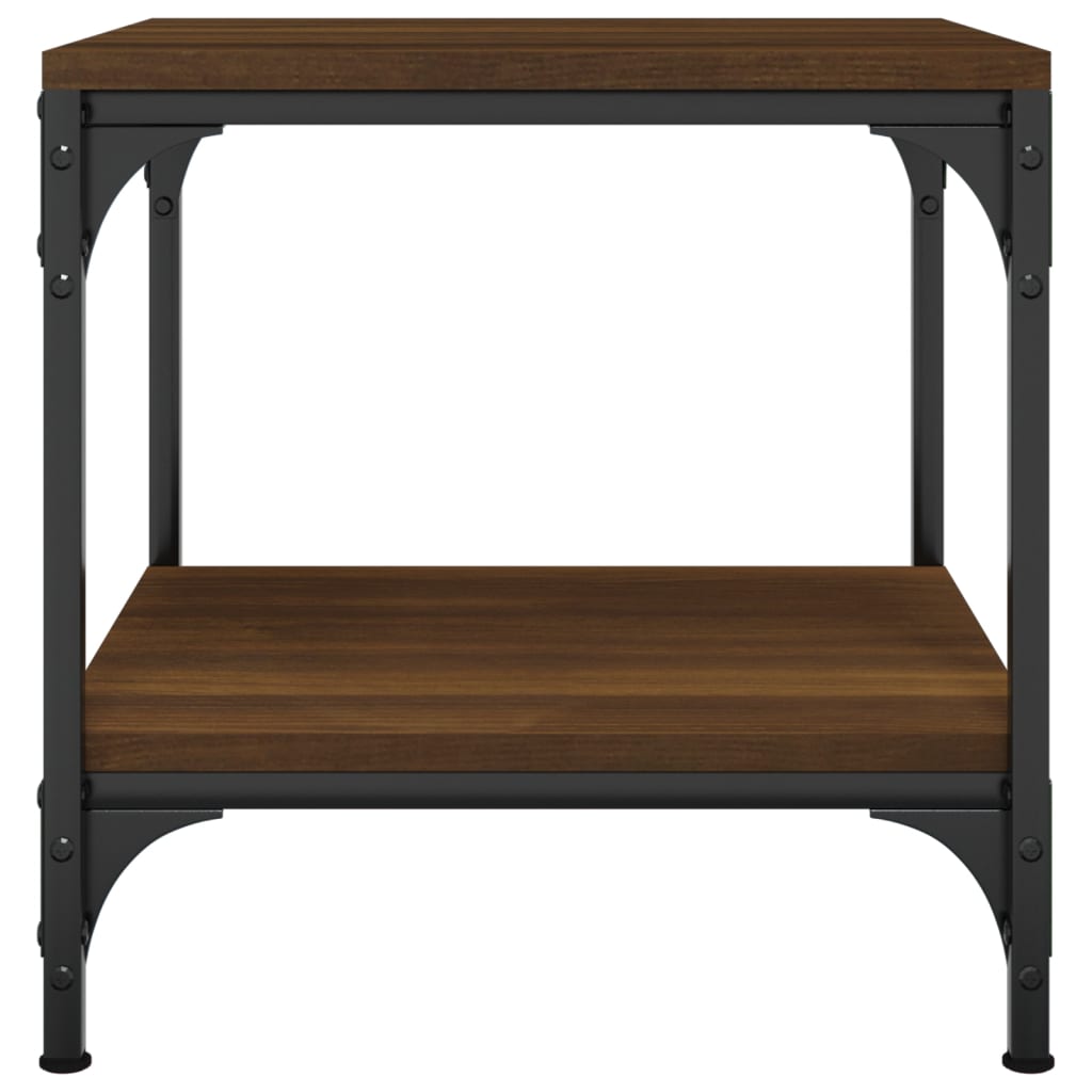 vidaXL Couchtisch Braun Eichen-Optik 50x50x40 cm Holzwerkstoff