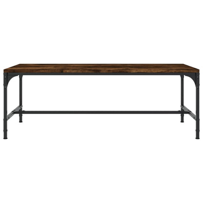 vidaXL Couchtisch Räuchereiche 100x50x35 cm Holzwerkstoff