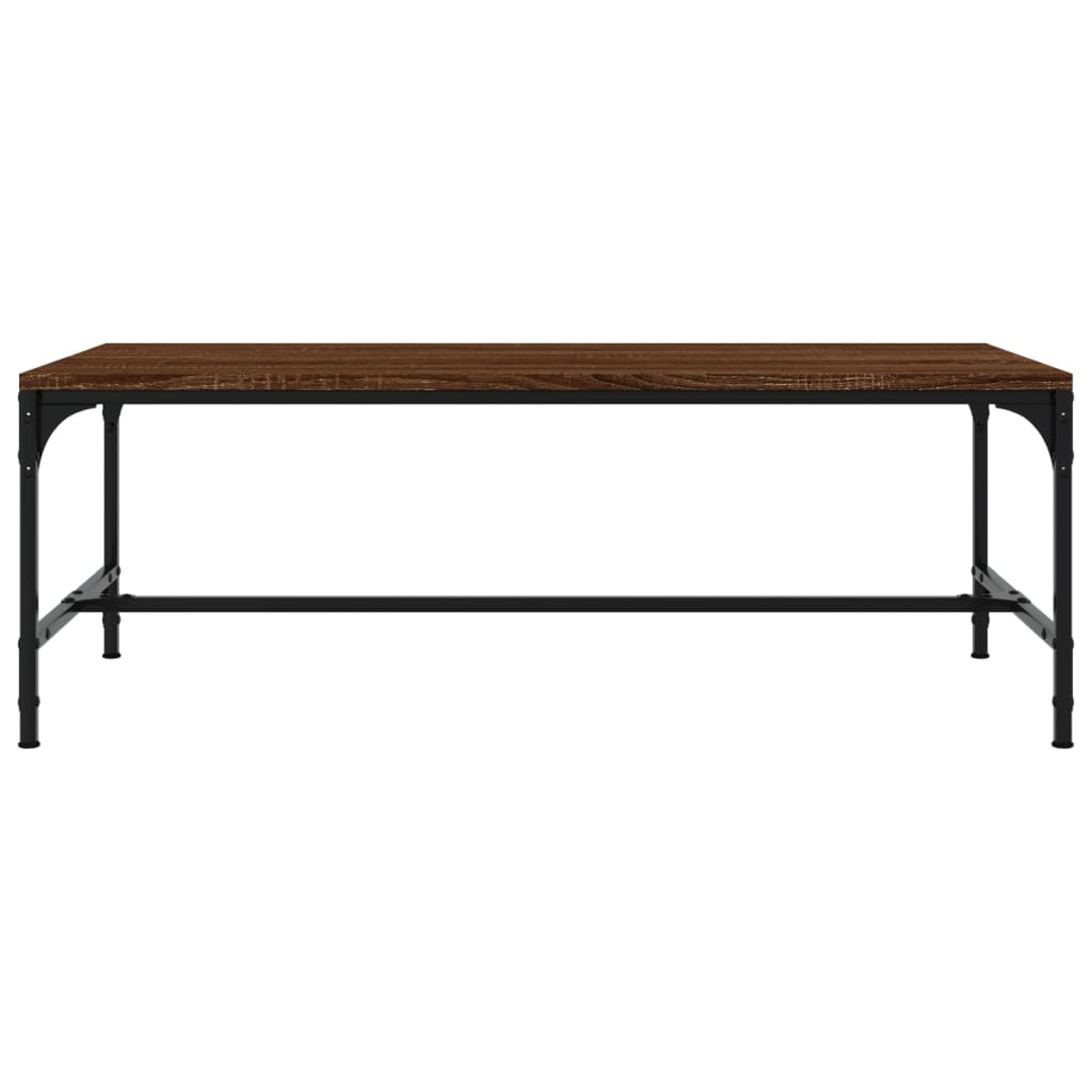 vidaXL Couchtisch Braun Eichen-Optik 100x50x35 cm Holzwerkstoff