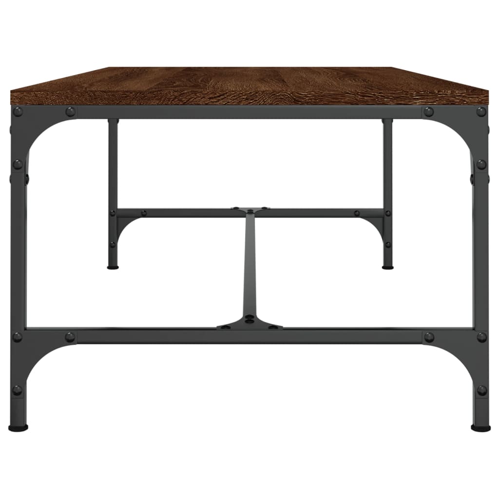 vidaXL Couchtisch Braun Eichen-Optik 100x50x35 cm Holzwerkstoff