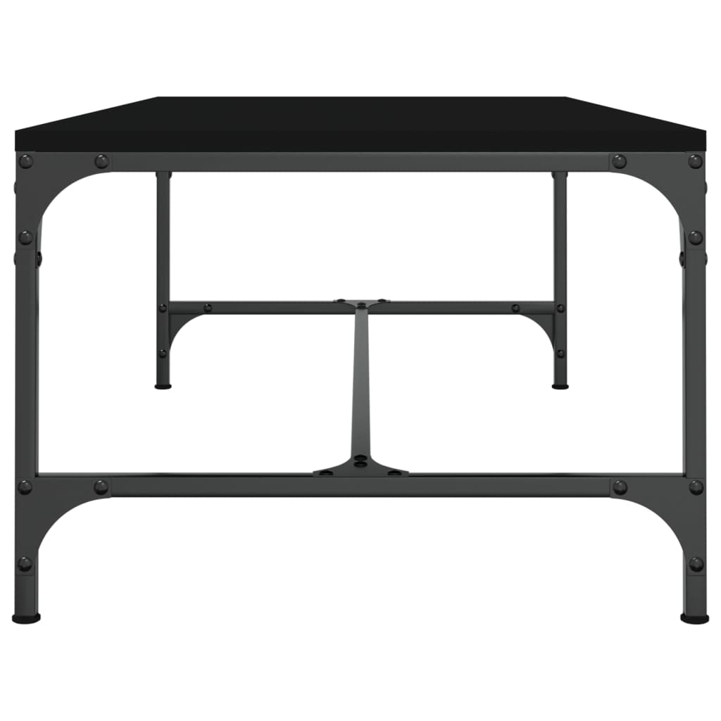 vidaXL Couchtisch Schwarz 80x50x35 cm Holzwerkstoff