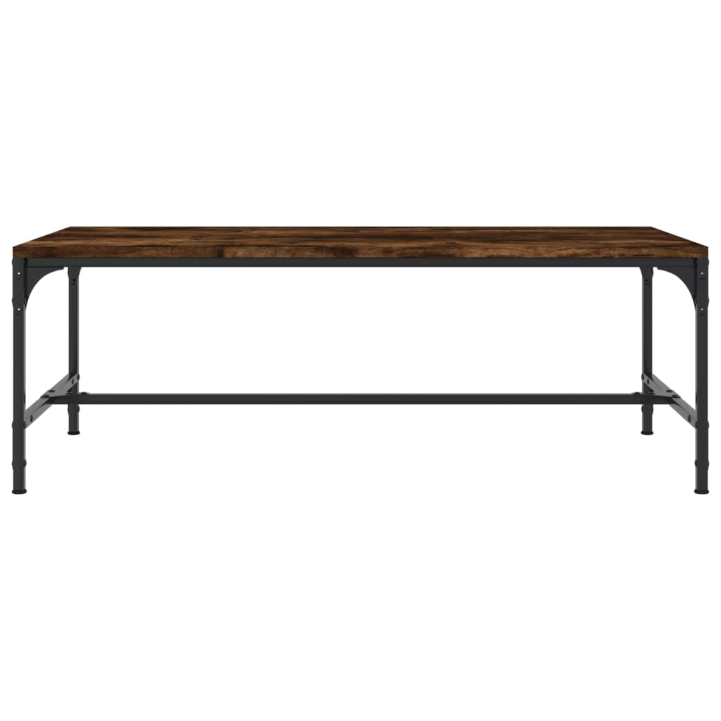 vidaXL Couchtisch Räuchereiche 80x50x35 cm Holzwerkstoff