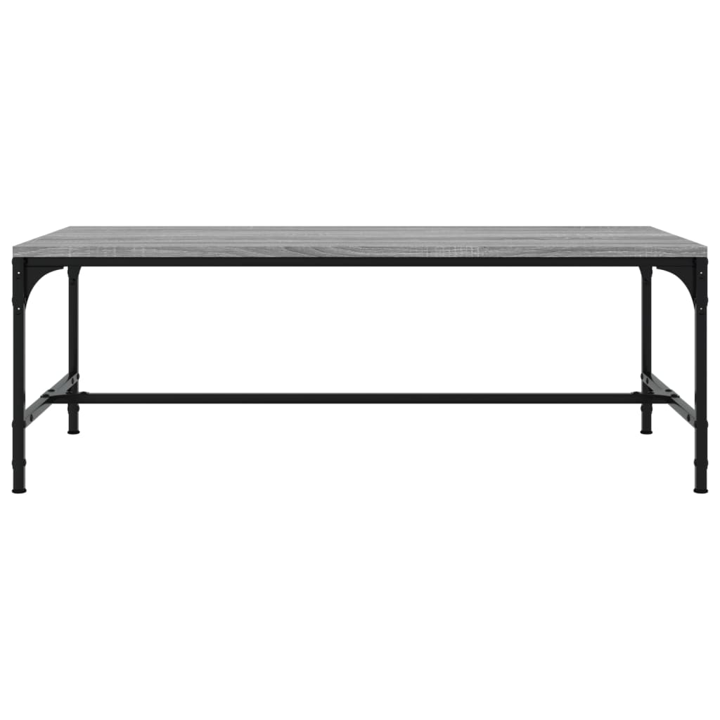 vidaXL Couchtisch Grau Sonoma 80x50x35 cm Holzwerkstoff