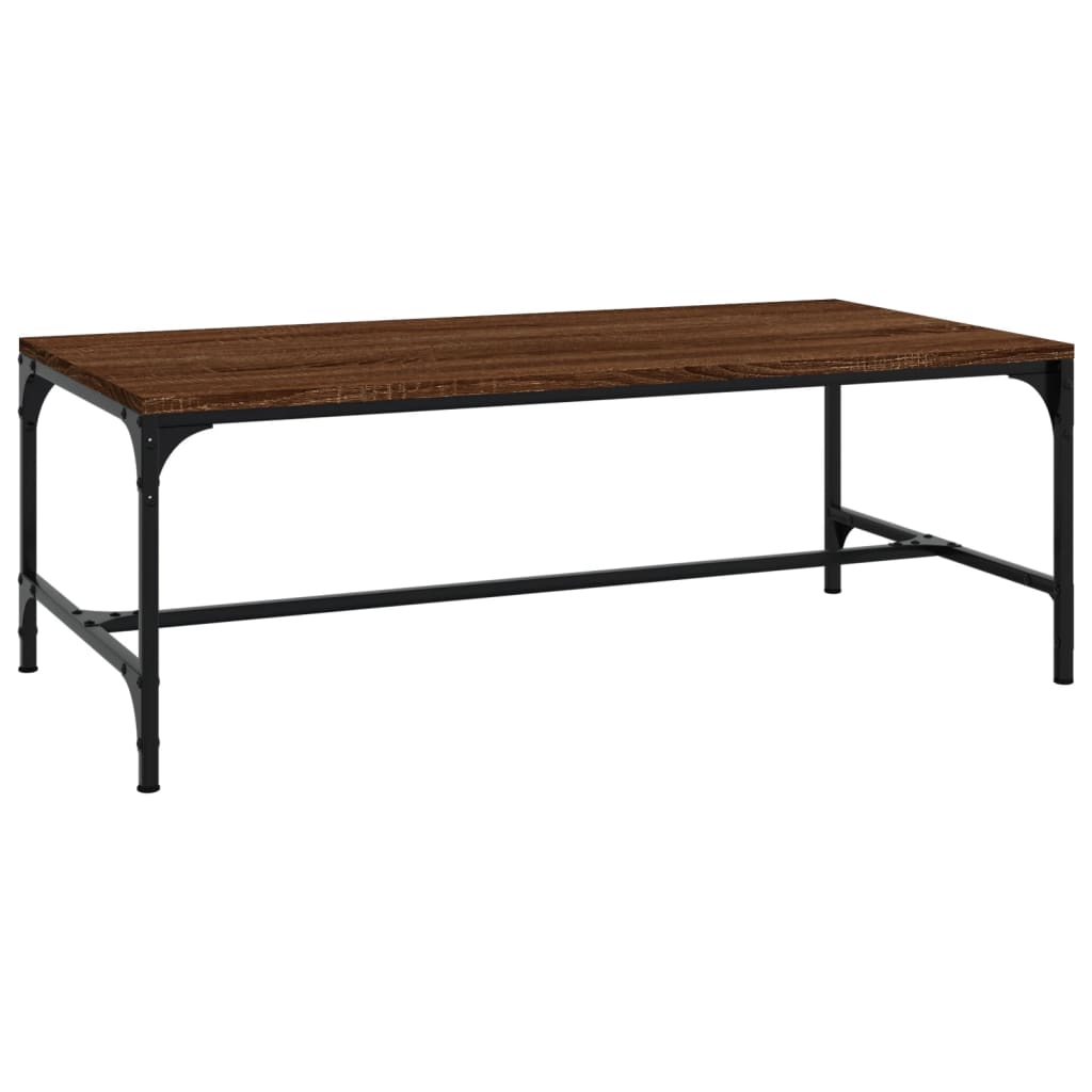 vidaXL Couchtisch Braun Eichen-Optik 80x50x35 cm Holzwerkstoff