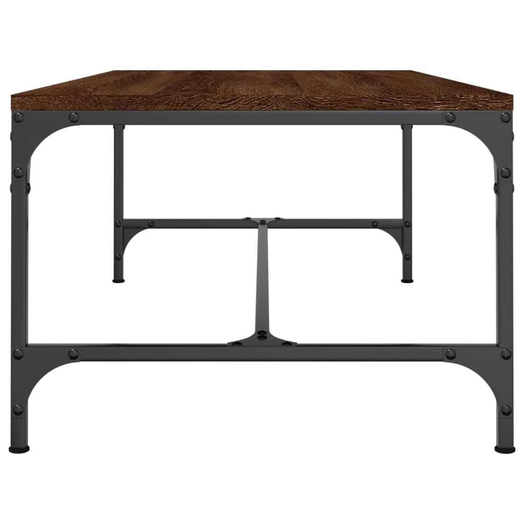 vidaXL Couchtisch Braun Eichen-Optik 80x50x35 cm Holzwerkstoff