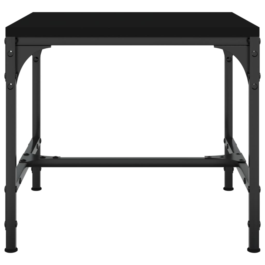 vidaXL Couchtisch Schwarz 50x50x35 cm Holzwerkstoff