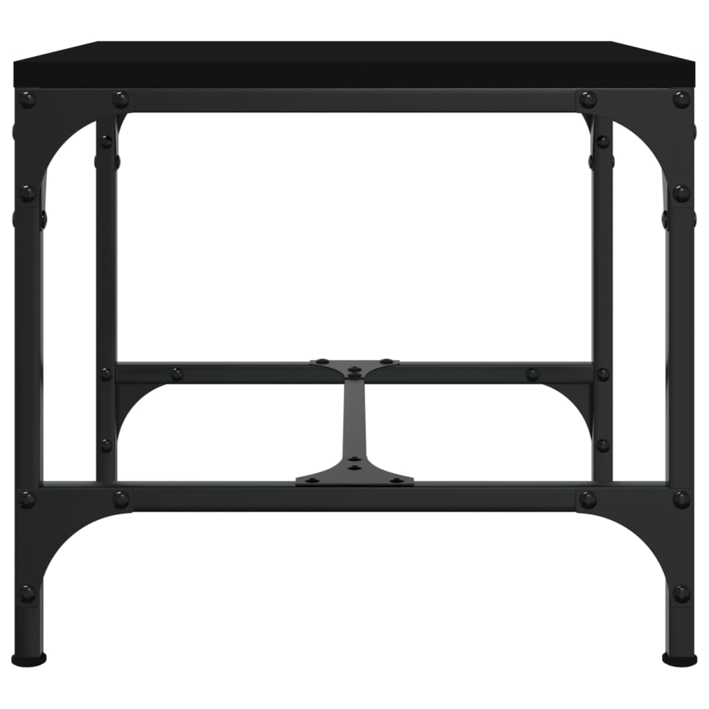 vidaXL Couchtisch Schwarz 50x50x35 cm Holzwerkstoff