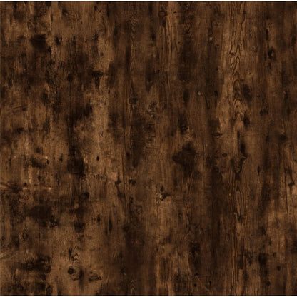 vidaXL Couchtisch Räuchereiche 50x50x35 cm Holzwerkstoff