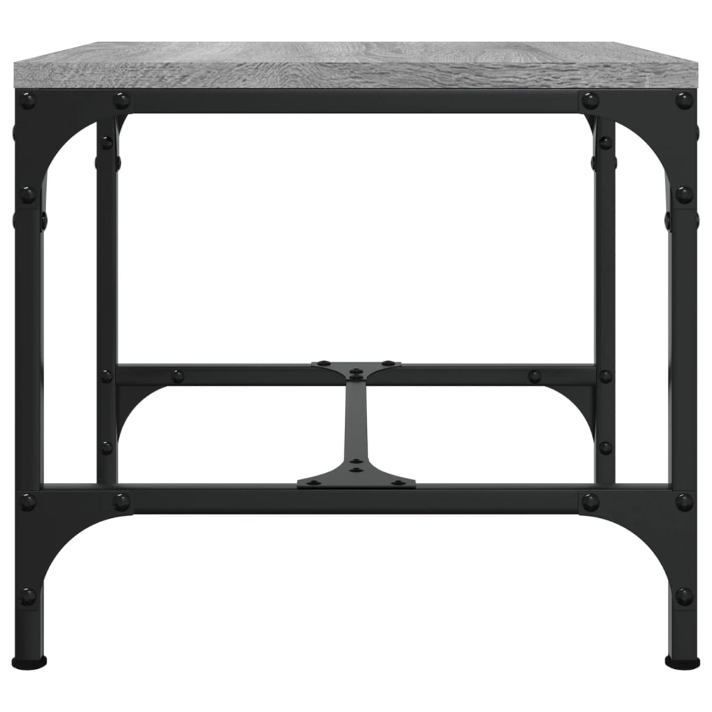 vidaXL Couchtisch Grau Sonoma 50x50x35 cm Holzwerkstoff