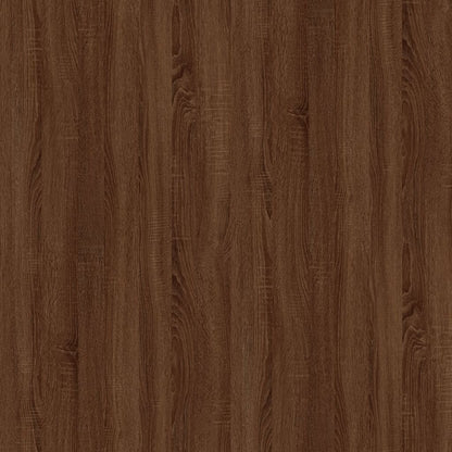 vidaXL Couchtisch Braun Eichen-Optik 50x50x35 cm Holzwerkstoff