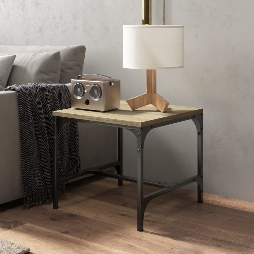 vidaXL Beistelltische 2 Stk. Sonoma-Eiche 40x40x35 cm Holzwerkstoff