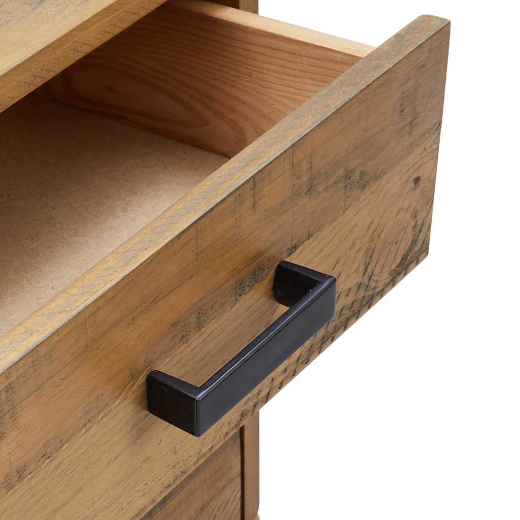 vidaXL Table de chevet marron 40x30x55 cm en pin massif