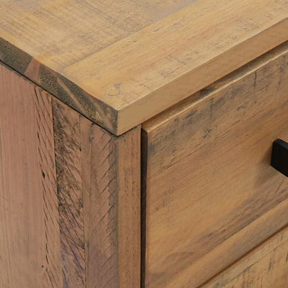 vidaXL Table de chevet marron 40x30x55 cm en pin massif