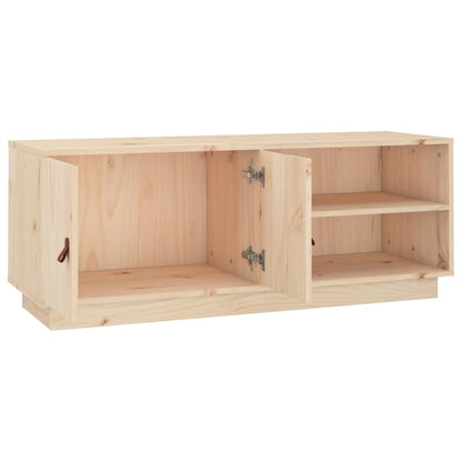 vidaXL TV-Schrank 105x34x40 cm Massivholz Kiefer