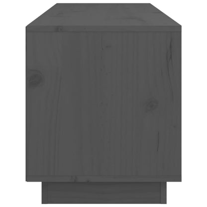 vidaXL Meuble TV gris 105x34x40 cm Pin massif