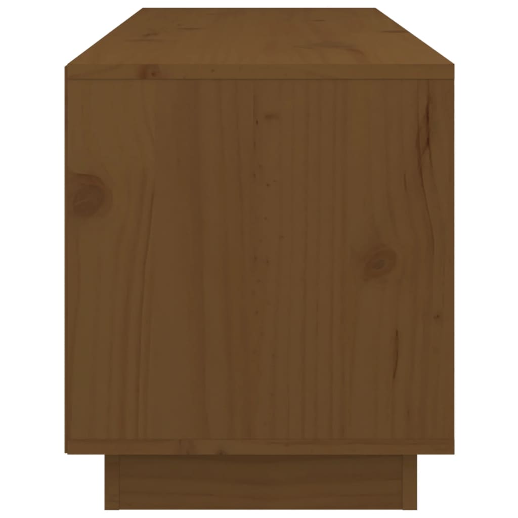 vidaXL TV-Schrank Honigbraun 105x34x40 cm Massivholz Kiefer