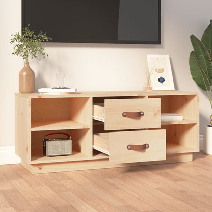vidaXL Meuble TV 100x34x40 cm Bois de pin massif
