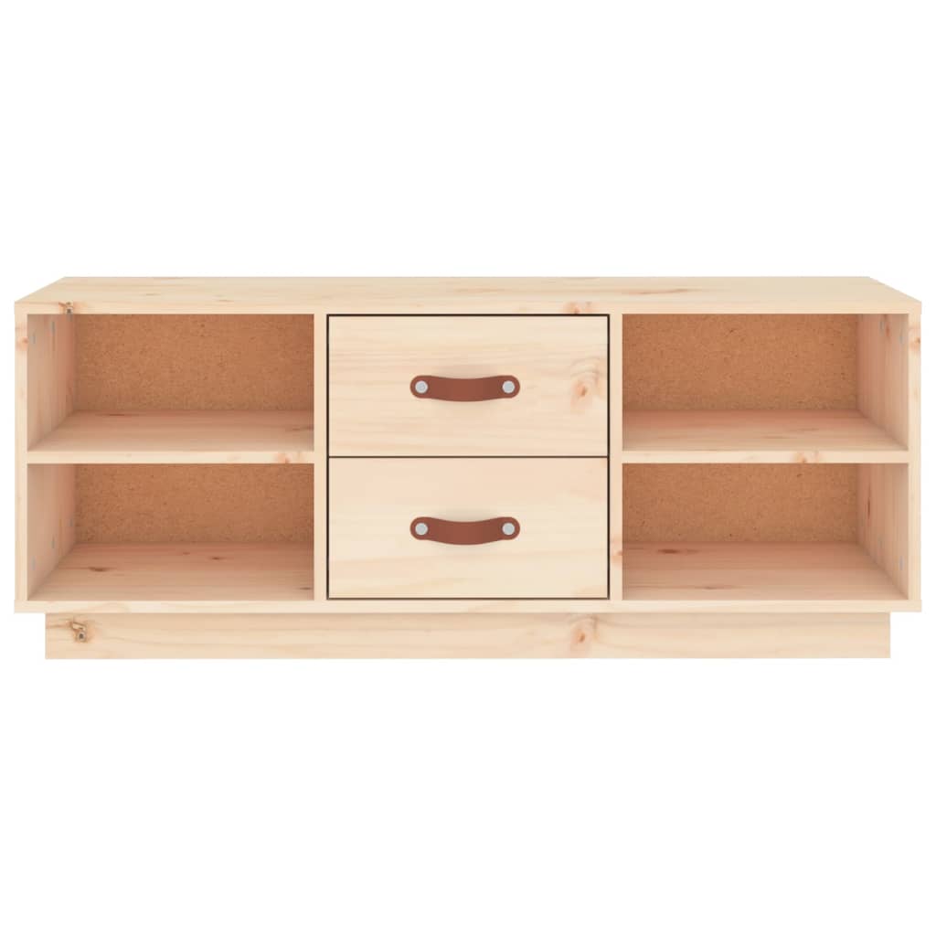 vidaXL Meuble TV 100x34x40 cm Bois de pin massif
