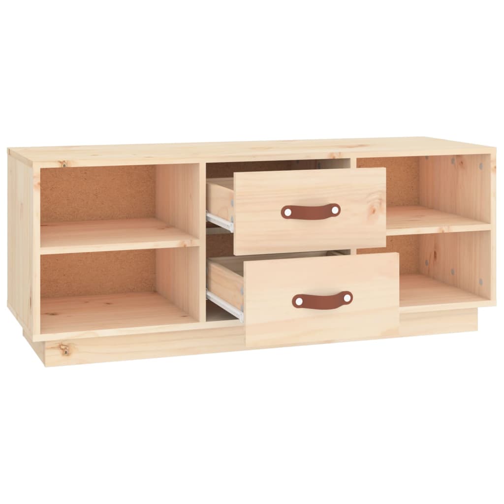 vidaXL Meuble TV 100x34x40 cm Bois de pin massif