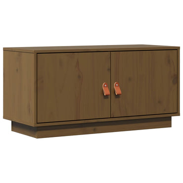 vidaXL TV-Schrank Honigbraun 80x34x40 cm Massivholz Kiefer