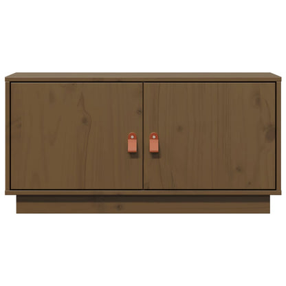 vidaXL TV-Schrank Honigbraun 80x34x40 cm Massivholz Kiefer