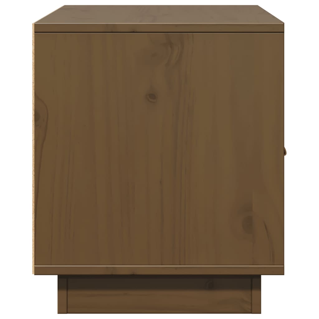 vidaXL TV-Schrank Honigbraun 80x34x40 cm Massivholz Kiefer