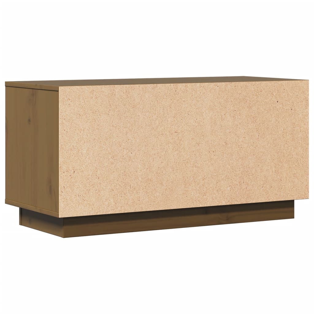 vidaXL TV-Schrank Honigbraun 80x34x40 cm Massivholz Kiefer