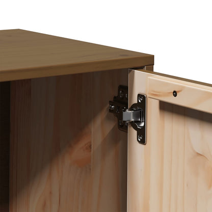 vidaXL TV-Schrank Honigbraun 80x34x40 cm Massivholz Kiefer