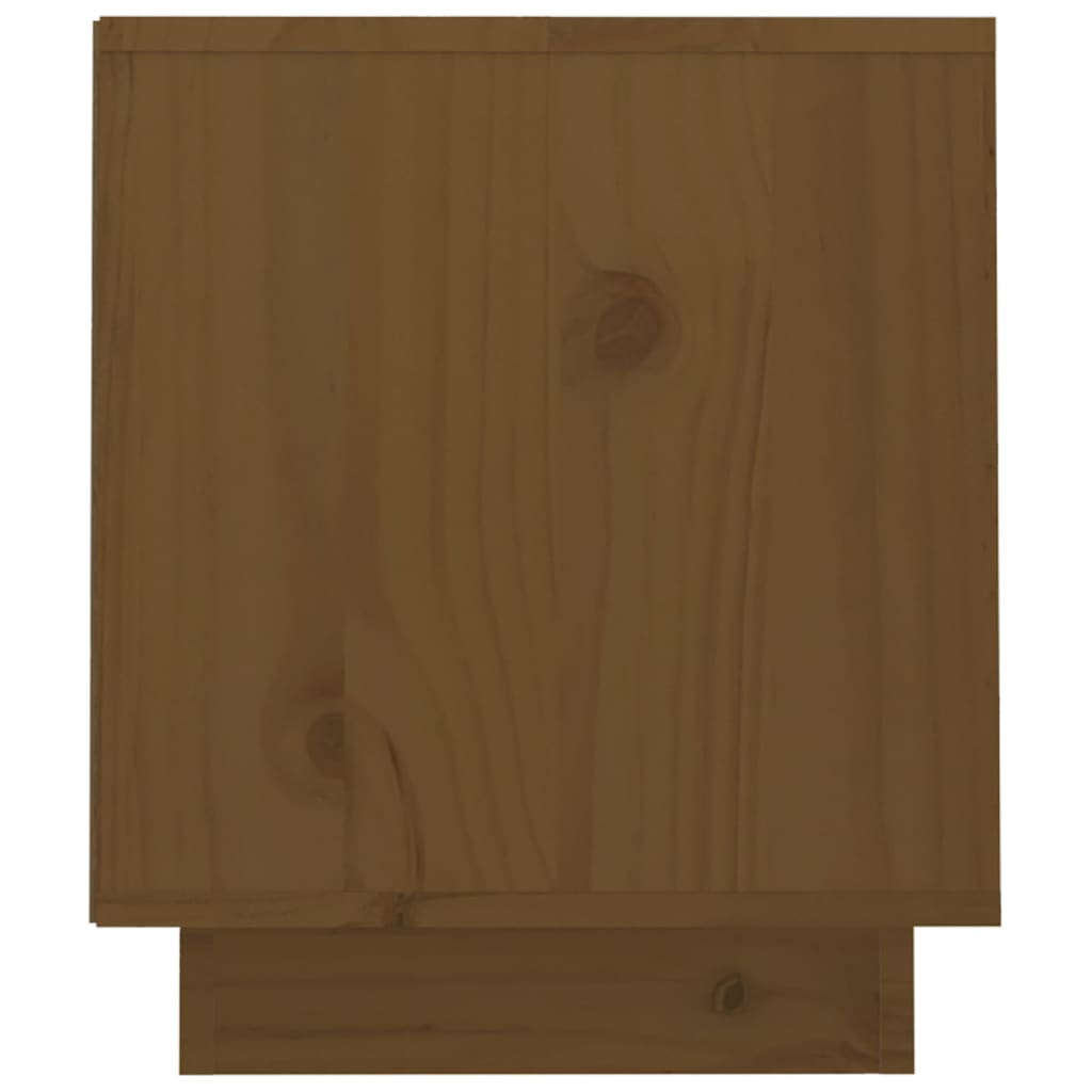 vidaXL TV-Schrank Honigbraun 70x34x40 cm Massivholz Kiefer
