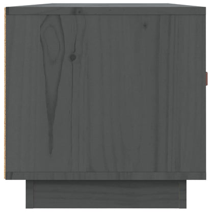 vidaXL Meuble TV gris 80x34x35 cm Bois de pin massif
